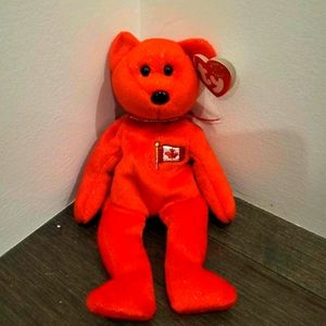 🍀4 FOR $15 NWT Beanie Baby Pierre Canada Bear